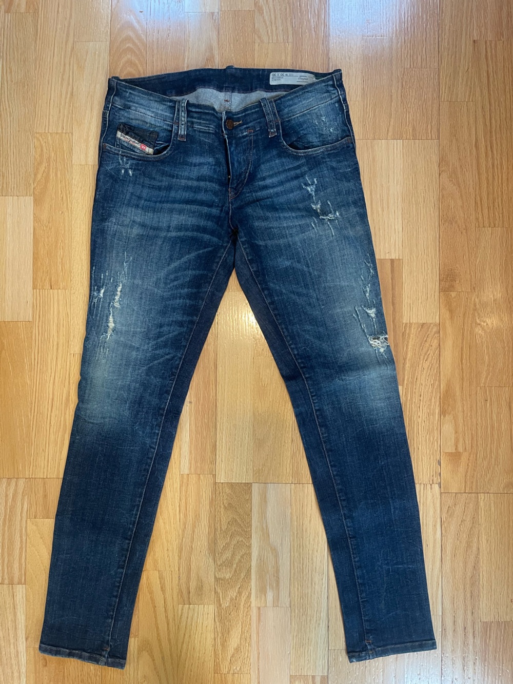 Diesel Women's Skinny Jeans in Dark Blue Wash